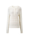 COMOBOCA 100% Wool Women's Stylish Lace Knit Sweater