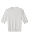 COMOBOCA Women's Short Sleeve Mock Neck Knit Sweater