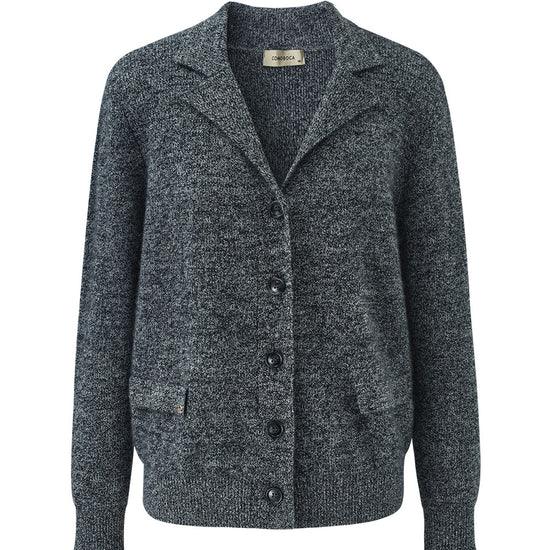 COMOBOCA 100% Cashmere Women's Shawl Collar Button Up Knit Cardigan