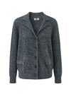COMOBOCA 100% Cashmere Women's Shawl Collar Button Up Knit Cardigan