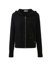 COMOBOCA 100% Cashmere Women's Knit Zip Cardigan Hoodie
