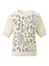 COMOBOCA Women's Floral Print Raglan Sleeve T-Shirt