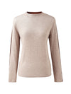 COMOBOCA Women's Reversible Color-Blocked Knit Sweater