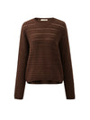 COMOBOCA 100% Wool Women's Soft Knit Lace Sweater