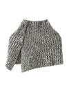 COMOBOCA 100% Wool Women's Knit Button Neck Warmer Shawl