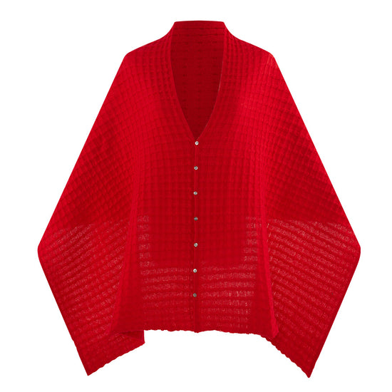 COMOBOCA 100% Cashmere Scarf Solid Color Shawls with Buttons