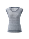COMOBOCA Women's Frayed Edge Textured Tank Top