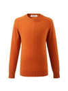 COMOBOCA 100% Wool Kids' Round Neck Plain 100% Sweater