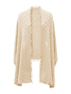 COMOBOCA 100% Cashmere Fringe Solid Color Shawl Scarf