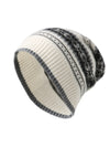 COMOBOCA 100% Cashmere Women's Nordic Knit Beanie
