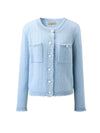COMOBOCA 100% Cashmere Women's Knit Button Down Cardigan