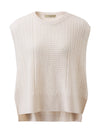 COMOBOCA 100% Wool Women's Knit Sleeveless Sweater Vest