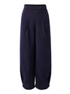 COMOBOCA 100% Mulberry Silk Women's Reversible High Waist Pants