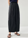 COMOBOCA 100% Mulberry Silk Women's Reversible High Waist Pants