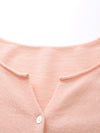 COMOBOCA 100% Wool Women's V-Neck Button Up Cardigan
