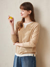 COMOBOCA 100% Wool Women's Layered Look Pullover Sweater