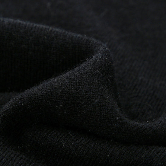 COMOBOCA 100% Wool Kid's Color Block Striped Sleeve Knit Sweater