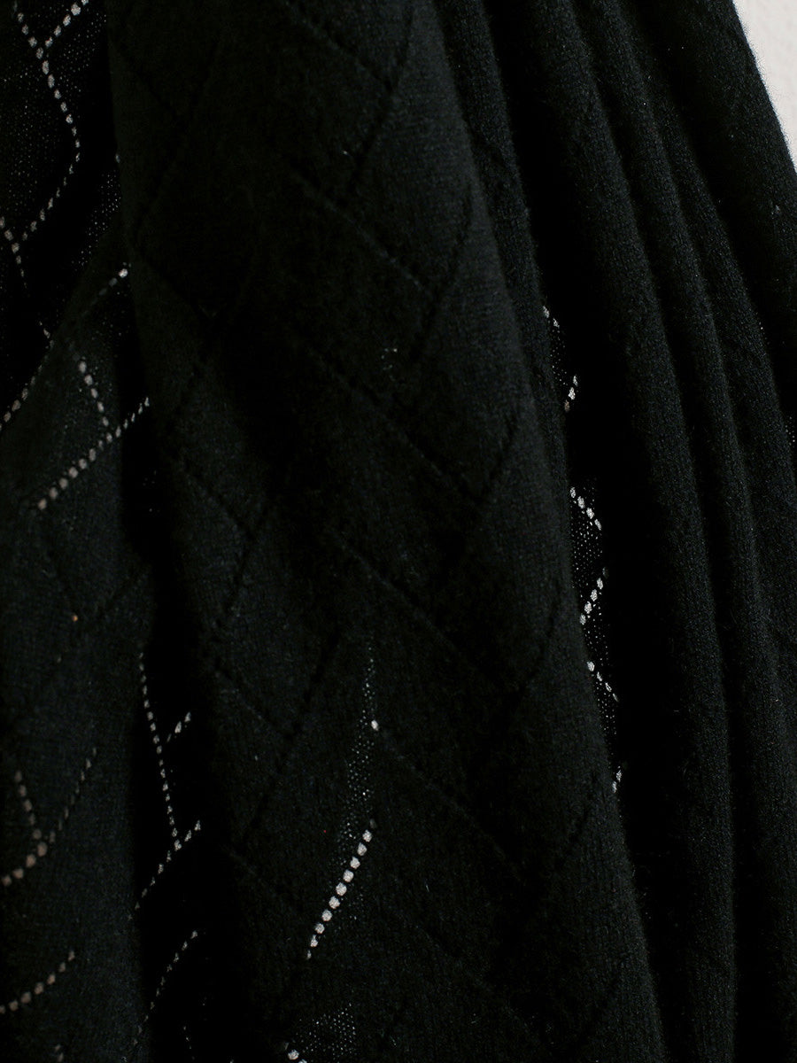 COMOBOCA 100% Cashmere Solid Color Scarf