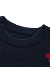 COMOBOCA Women's Wool Christmas Themed Round Neck Sweater
