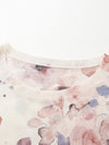 COMOBOCA Women's Floral Round Neck Sweater