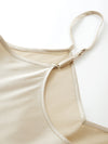 COMOBOCA Women's Silk V-Neck Adjustable Straps Camisole