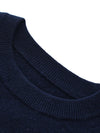 COMOBOCA 100% Wool Kids' Christmas Stocking Round Neck Sweater