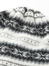 COMOBOCA 100% Cashmere Women's Nordic Knit Beanie