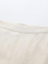COMOBOCA Women's Elastic Waistband Crinkled Wide Leg Pants