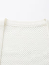 COMOBOCA Women's Open Front Mesh Knit Cardigan