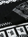 COMOBOCA 100% Cashmere Women's Sweater with Abstract Design