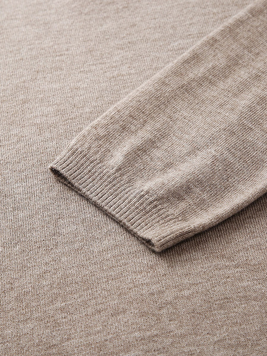 COMOBOCA 100% Wool Women's Layered Look Pullover Sweater