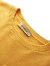 COMOBOCA 100% Cashmere Women's Embroidered Logo Short Sleeve Sweater