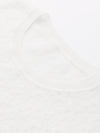 COMOBOCA Women's Cotton Silk Versatile Floral Lace Knit T-Shirt