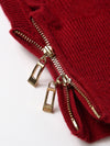 COMOBOCA 100% Cashmere Women's Zip Up Knit Hooded Neck Warmer