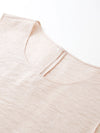 COMOBOCA Women's Textured Back Keyhole Tank Top