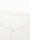 COMOBOCA Women's Button-Up Cardigan with Cable Knit Detail