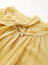 COMOBOCA 100% Mulberry Silk Women's Bow Tie Blouse