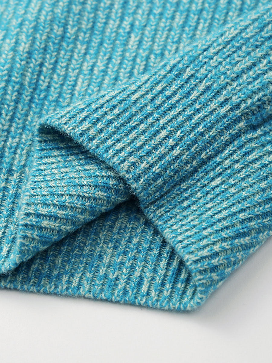 COMOBOCA 100% Wool Women's Knit Pullover Sweater