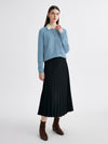 COMOBOCA 100% Cashmere Women's Button-Up Cardigan