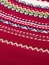 COMOBOCA 100% Wool Women's Fair Isle Sweater