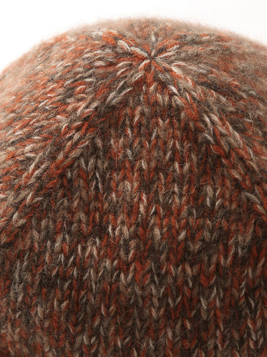 COMOBOCA 100% Cashmere Ribbed Knit Beanie