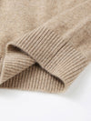 COMOBOCA 100% Cashmere Men's Striped Collar Button Cardigan