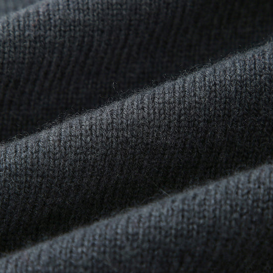 COMOBOCA 100% Wool Kid's Cable Knit Zip Up Coat