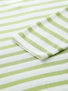COMOBOCA Women's Striped Long Sleeve V-Neck T-Shirt
