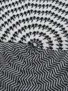 COMOBOCA 100% Cashmere Elegant Houndstooth Knit Beret