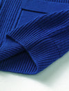 COMOBOCA 100% Wool Women's Knit Zipper Cardigan with Pockets