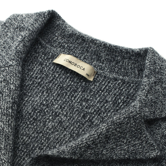 COMOBOCA 100% Cashmere Women's Shawl Collar Button Up Knit Cardigan