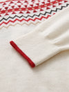 COMOBOCA 100% Cashmere Women's Fair Isle Button Front Cardigan
