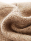 COMOBOCA 100% Cashmere Women's Button Decorated Knit Beanie