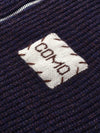 COMOBOCA 100% Cashmere Women's Ribbed Collared Zip Up Cardigan